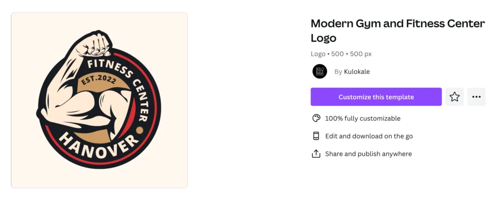 Customize logo in Canva
